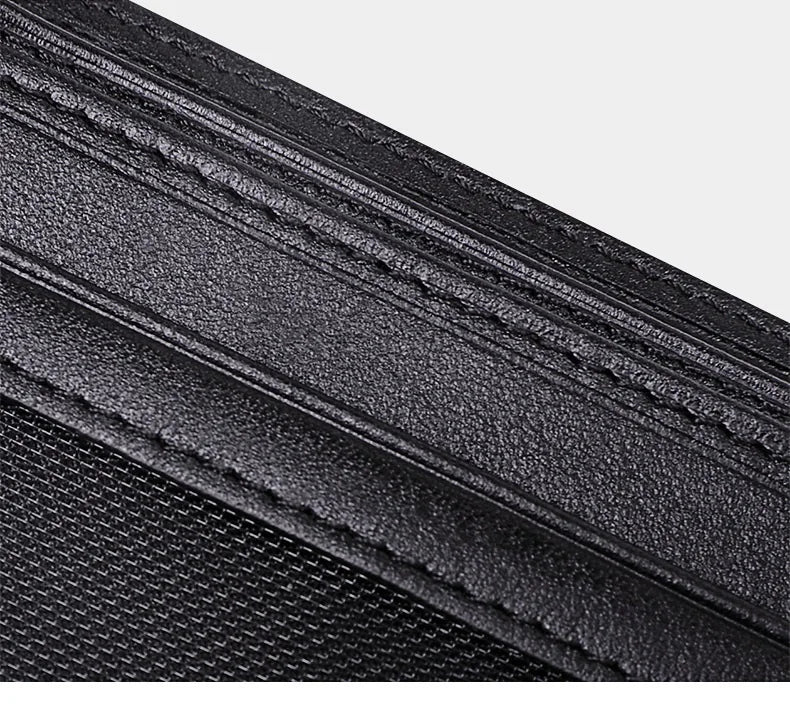 TREKHE | Klassische Serpentine Bifold Geldbörse – Exotisches Muster, Echtes Leder