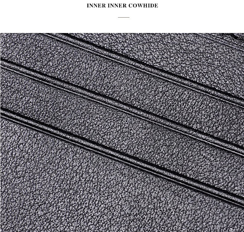 TREKHE | Klassische Serpentine Bifold Geldbörse – Exotisches Muster, Echtes Leder