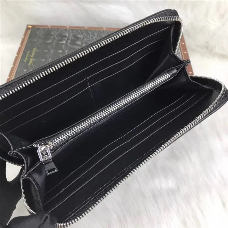 TREKHE | Apex Crocodile Clutch Wallet – Long Exotic Leather Organizer