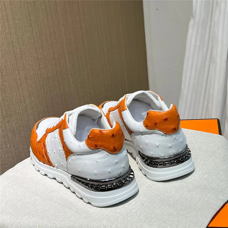 TREKHE | Imperial Ostrich Sneakers – Schnürschuhe in verschiedenen Farben