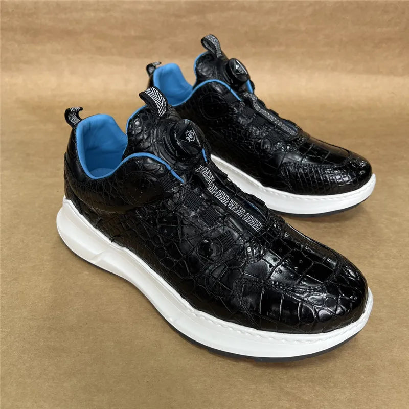 TREKHE | Crocodile Slip-On Sneaker – Mühelose Exotik mit moderner Leichtigkeit
