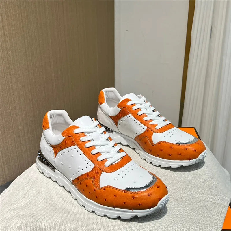 TREKHE | Imperial Ostrich Sneakers – Schnürschuhe in verschiedenen Farben