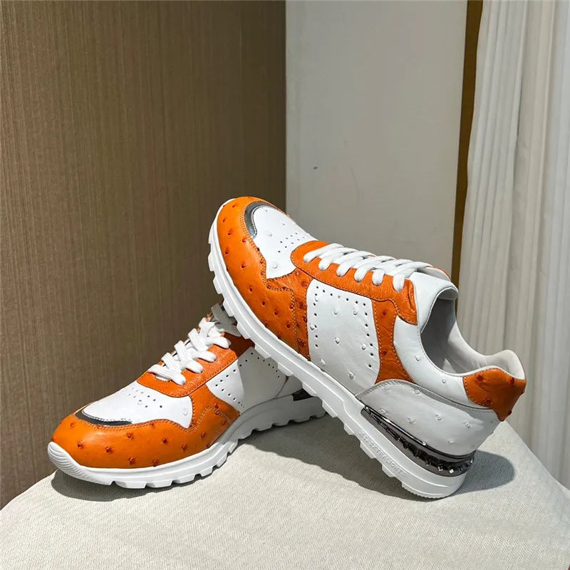 TREKHE | Imperial Ostrich Sneakers – Schnürschuhe in verschiedenen Farben