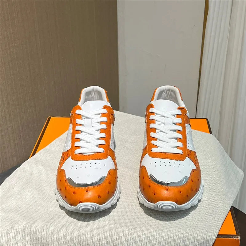TREKHE | Imperial Ostrich Sneakers – Schnürschuhe in verschiedenen Farben
