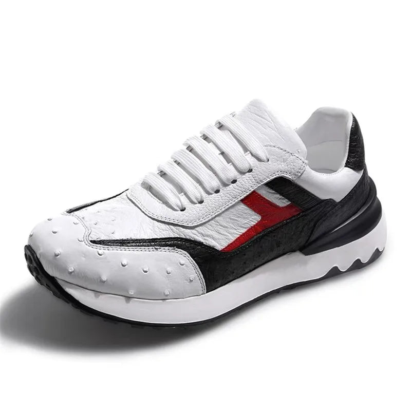 TREKHE | Wandersneaker aus Straußenleder – Dynamischer Komfort mit exotischem Touch