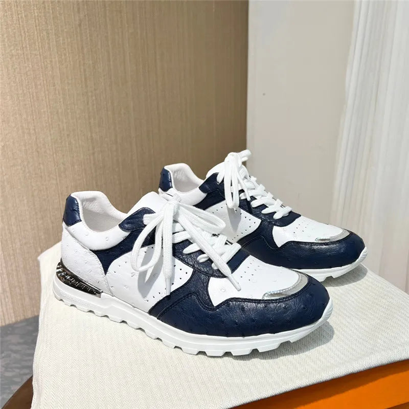 TREKHE | Imperial Ostrich Sneakers – Schnürschuhe in verschiedenen Farben