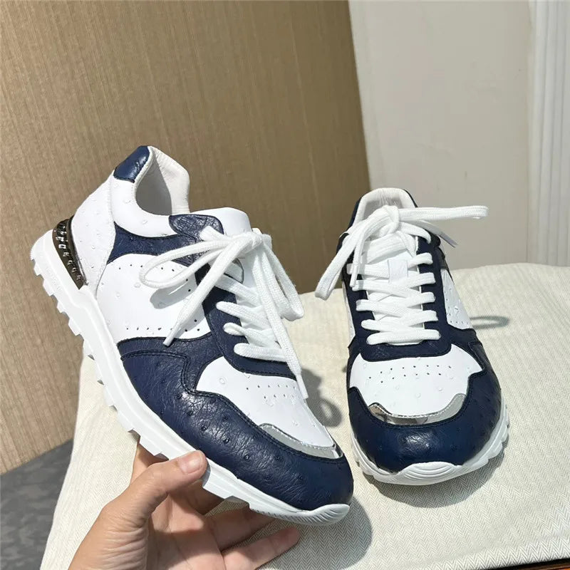 TREKHE | Imperial Ostrich Sneakers – Schnürschuhe in verschiedenen Farben