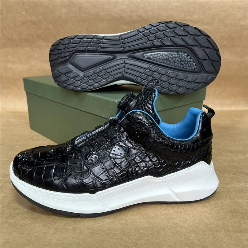TREKHE | Crocodile Slip-On Sneaker – Mühelose Exotik mit moderner Leichtigkeit