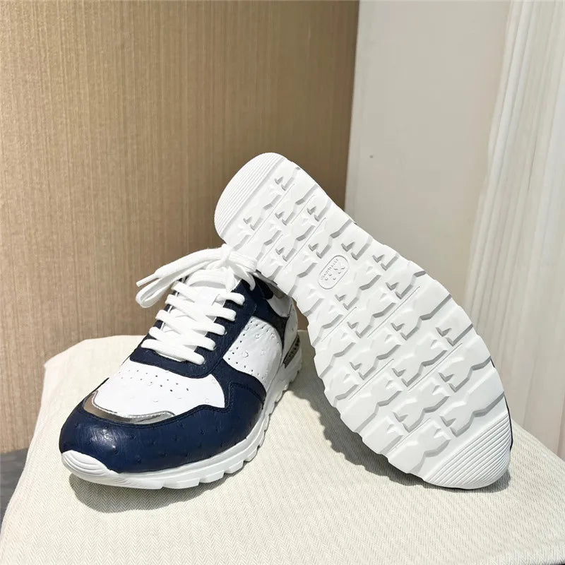 TREKHE | Imperial Ostrich Sneakers – Schnürschuhe in verschiedenen Farben