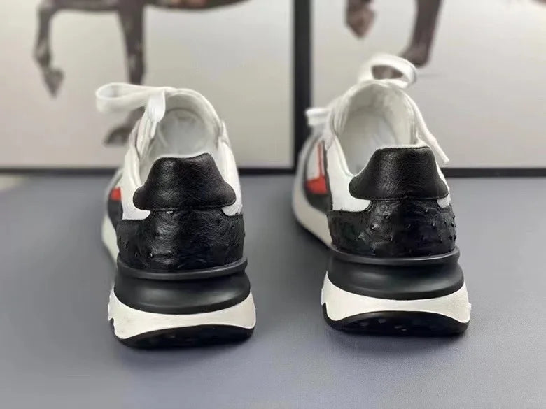 TREKHE | Wandersneaker aus Straußenleder – Dynamischer Komfort mit exotischem Touch