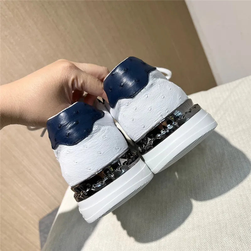 TREKHE | Imperial Ostrich Sneakers – Schnürschuhe in verschiedenen Farben