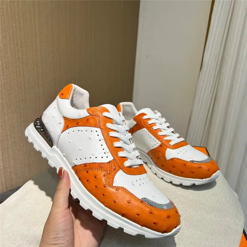 TREKHE | Imperial Ostrich Sneakers – Schnürschuhe in verschiedenen Farben