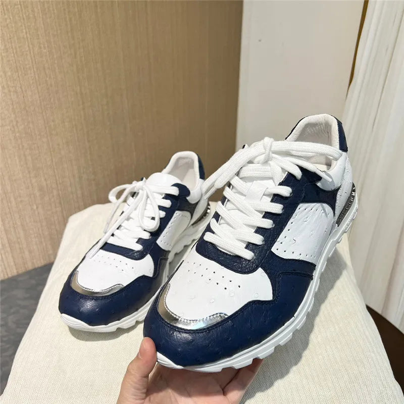TREKHE | Imperial Ostrich Sneakers – Schnürschuhe in verschiedenen Farben