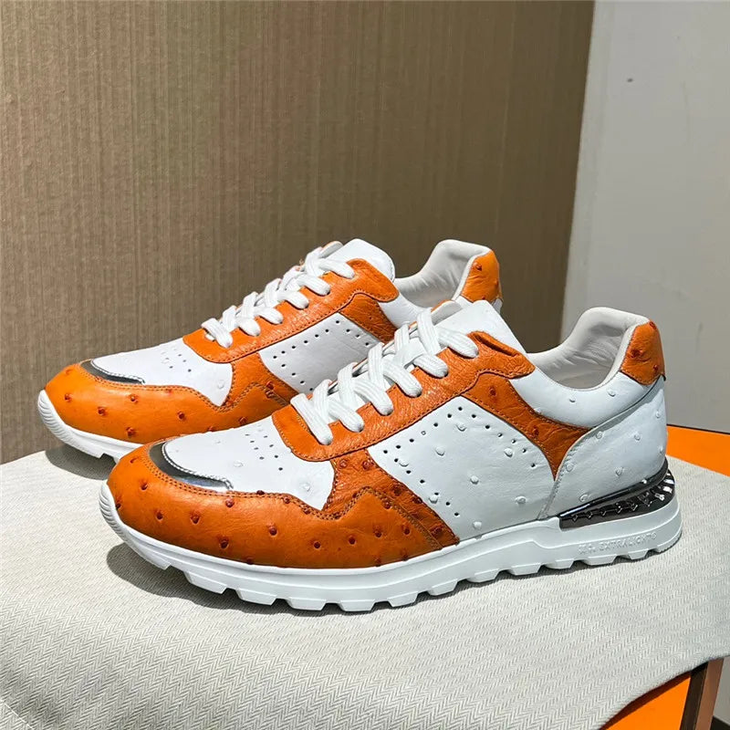 TREKHE | Imperial Ostrich Sneakers – Schnürschuhe in verschiedenen Farben
