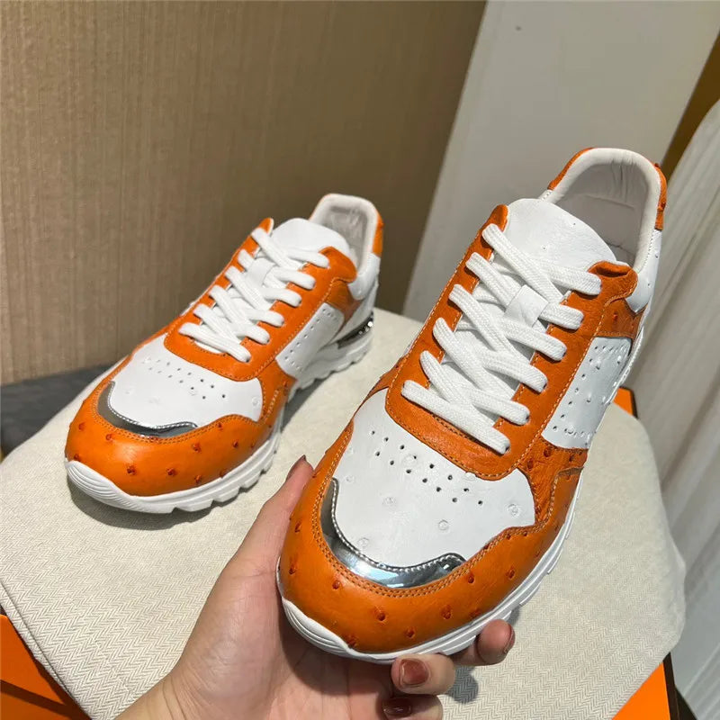 TREKHE | Imperial Ostrich Sneakers – Schnürschuhe in verschiedenen Farben