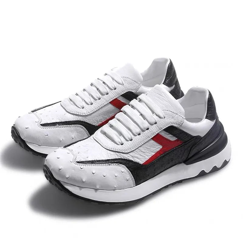 TREKHE | Wandersneaker aus Straußenleder – Dynamischer Komfort mit exotischem Touch