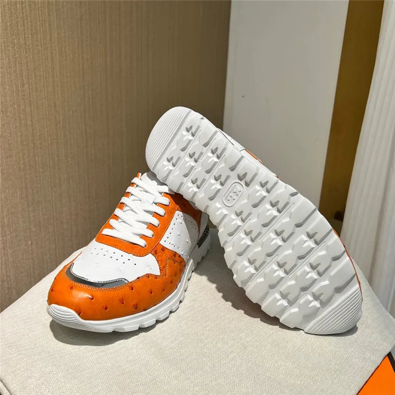 TREKHE | Imperial Ostrich Sneakers – Schnürschuhe in verschiedenen Farben