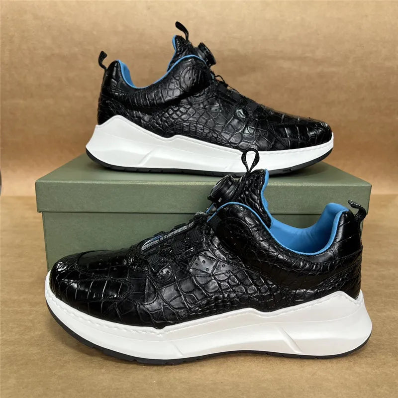 TREKHE | Crocodile Slip-On Sneaker – Mühelose Exotik mit moderner Leichtigkeit
