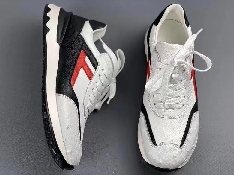 TREKHE | Wandersneaker aus Straußenleder – Dynamischer Komfort mit exotischem Touch