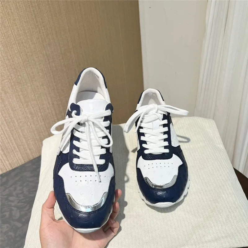 TREKHE | Imperial Ostrich Sneakers – Schnürschuhe in verschiedenen Farben