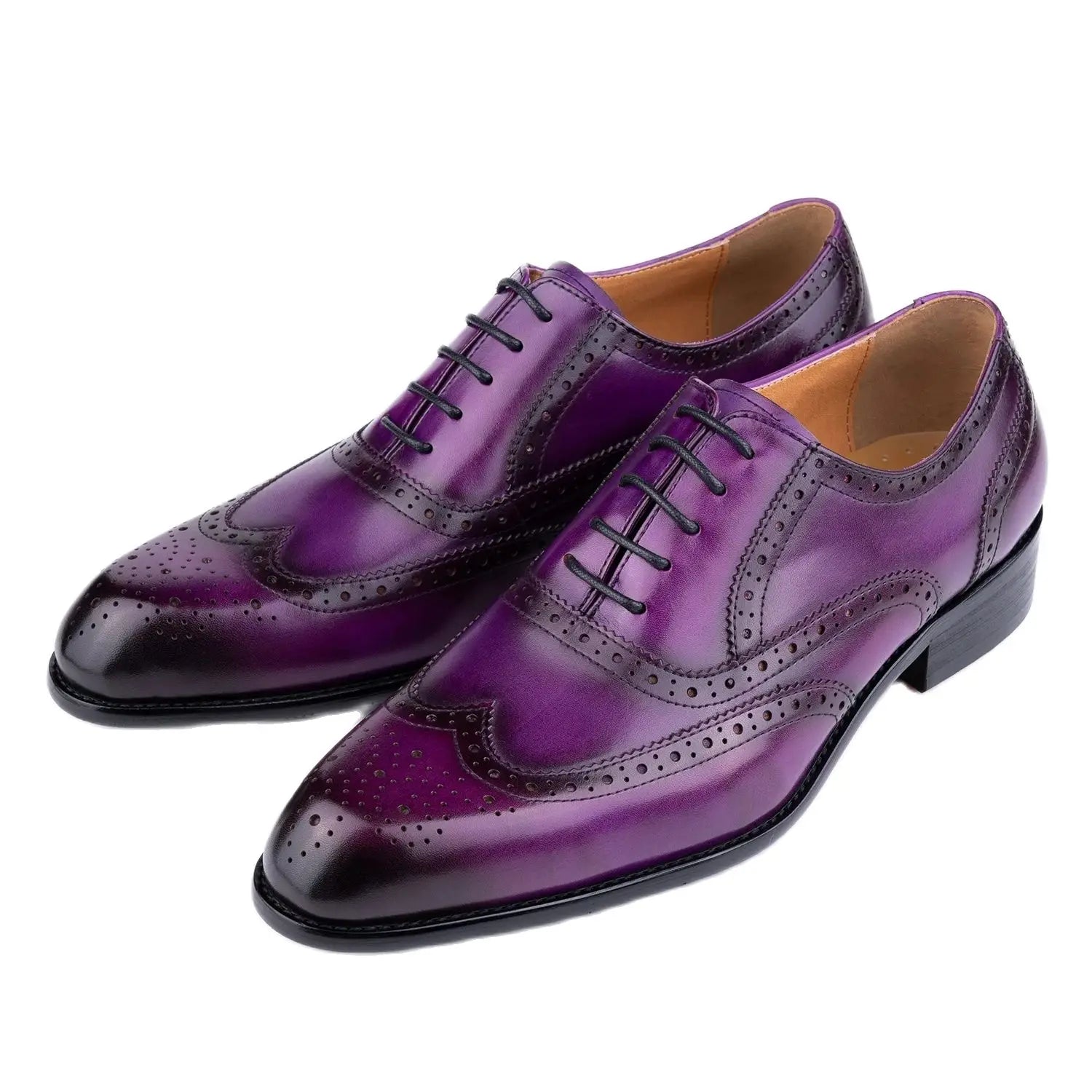 Premium Classic Leather Oxford Shoes – TREKHE Exclusive